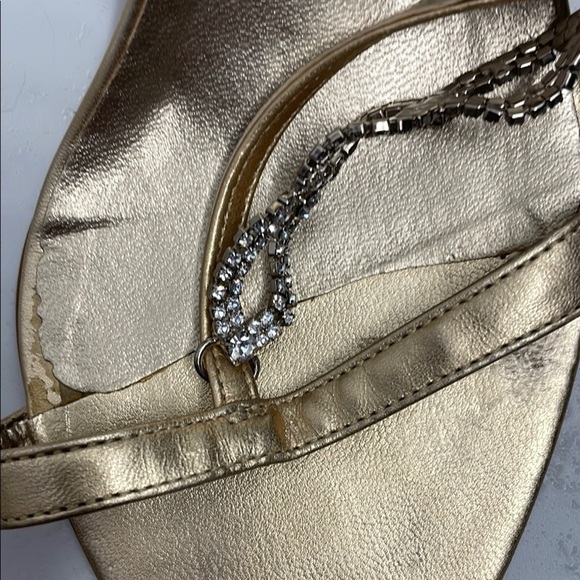 Aldo Gold Strappy Heels for Formal Occasions - Picture 8 of 10